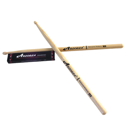 Baquetas Arborea Genuine Hickory – Resistencia y control profesional