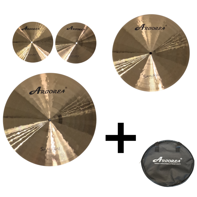 paquete completo para baterista samurai arborea 