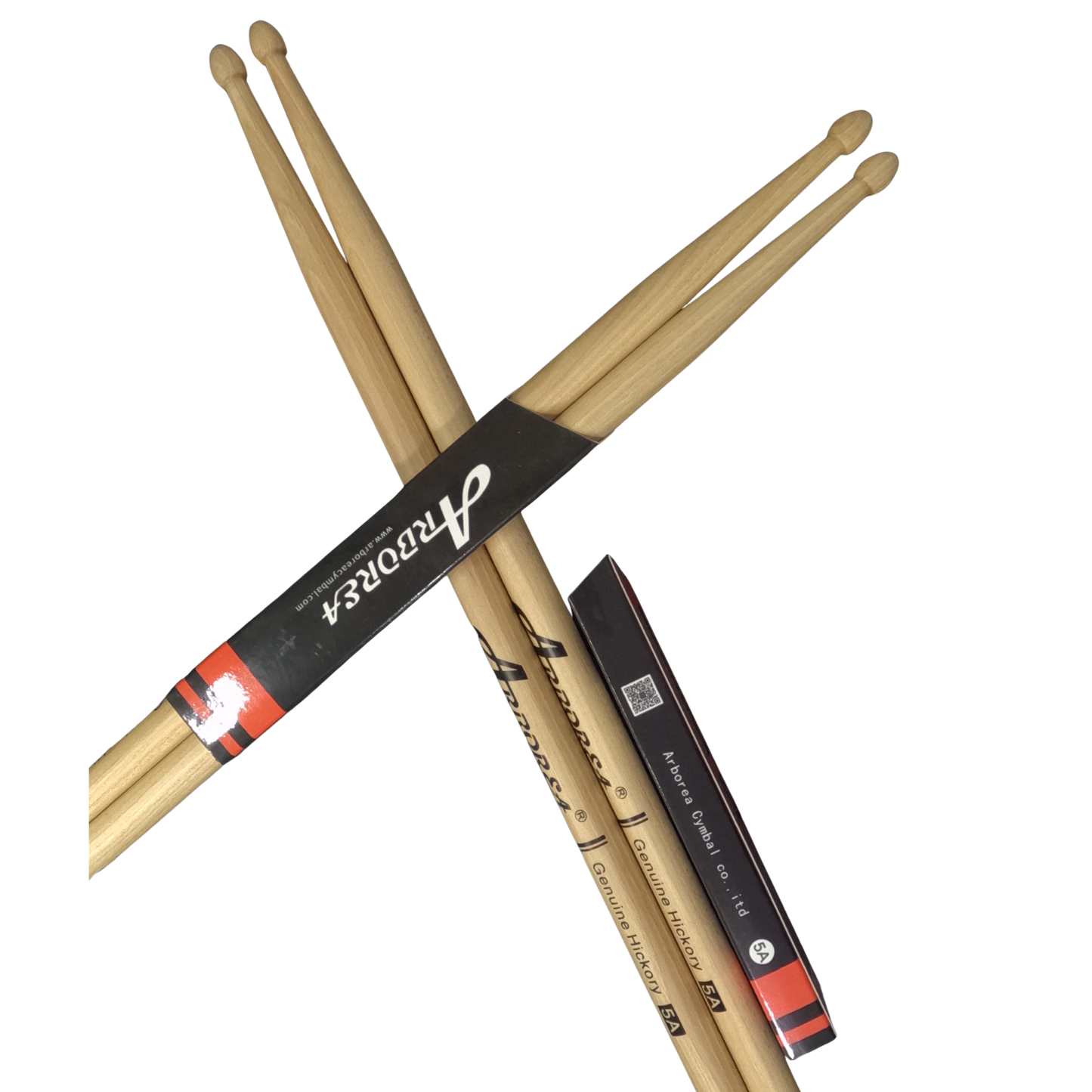 Baquetas Arborea Genuine Hickory – Resistencia y control profesional