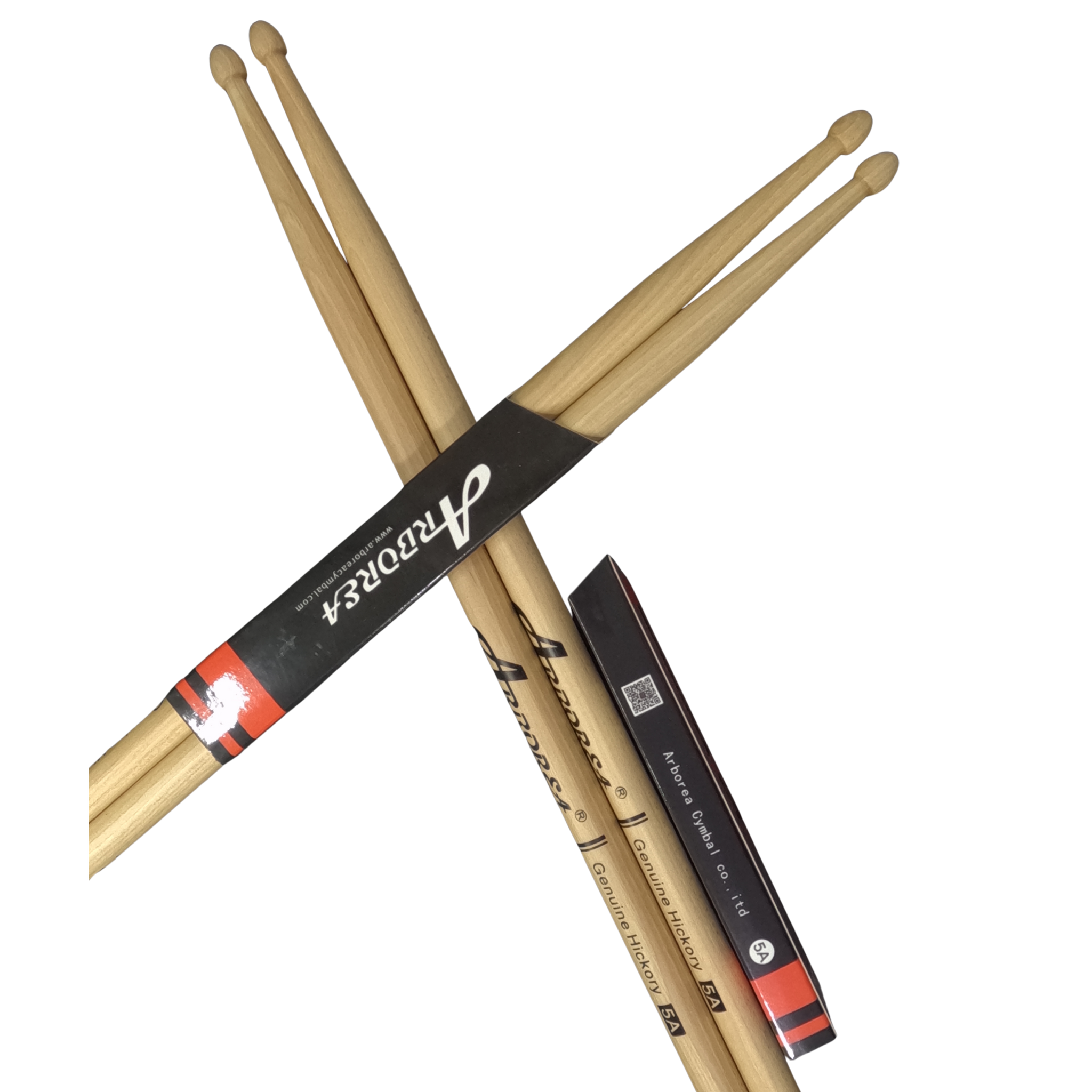 Baquetas Arborea Genuine Hickory – Resistencia y control profesional